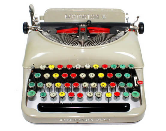 This Remington will let you type the greatest anything in the world, you just need to feed it pain, blood and the meat from your finger tips.
