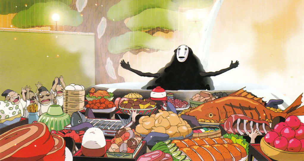 Spirited Away Buffet Food