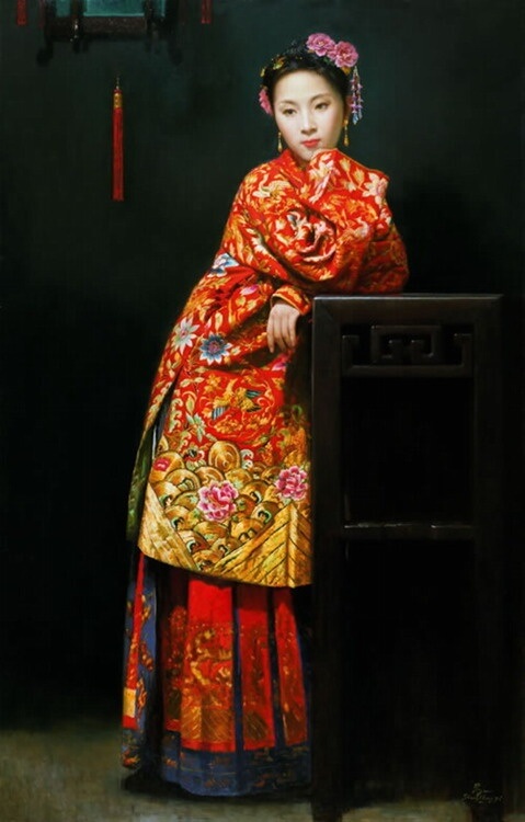 "A Painting of a Chinese Bride" by Jiang Changyi