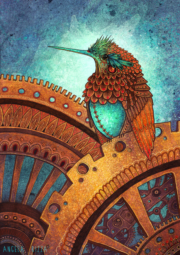 "The Clockwork Hummingbird" by Angela Rizza