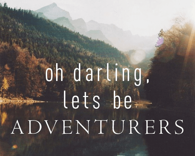 Time to be adventurous, me thinks. 